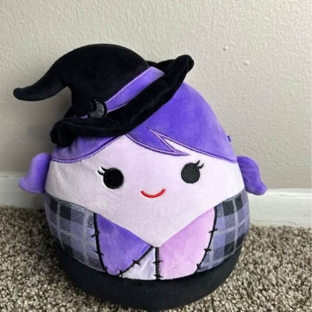 Squishmallows Phobia Winnie the Witch Halloween Plush 8” Jazwares Purple